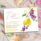 Invitation Lemon Citrus Cutie Mama's main Squeeze Baby Shower
