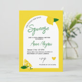 Invitation Lemon Elle A Trouvé Sa Fête des mariées De Squeeze (Debout devant)