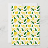 Invitation Lemon Elle A Trouvé Sa Fête des mariées De Squeeze (Dos)