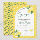 Invitation Lemon Elle A Trouvé Sa Fête des mariées De Squeeze (Devant / Derrière)