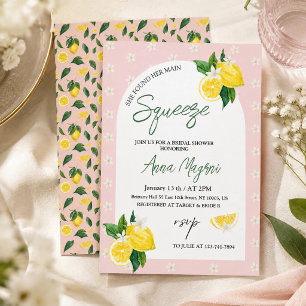 Invitation Lemon Elle a Trouvé Sa Soirée de Baby Shower de Fi