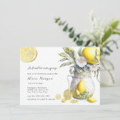 Invitation Lemon | Fête de mariage Citrus (Debout devant)