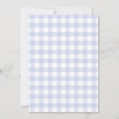 Invitation Lemon gingham blue main squeeze bow Bridal Shower (Dos)