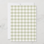 Invitation Lemon gingham sage main squeeze bow Bridal Shower (Dos)