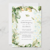Invitation Lemon Grove italienne | Boho Botanical Mariage (Devant)