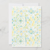 Invitation Lemon Grove italienne | Boho Botanical Mariage (Dos)