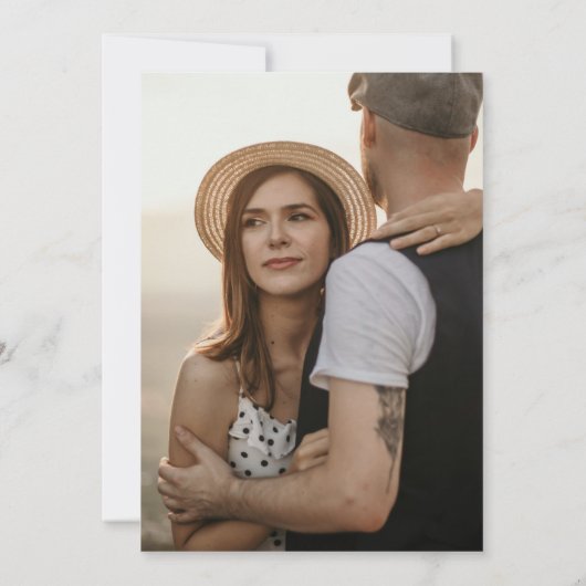 Invitation Lemon Grove | Mariage d'été moderne Jaune & Vert (Dos)