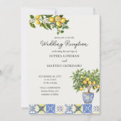 Invitation Lemon Grove Réception de mariage inspirée par l'It (Devant)