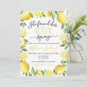 Invitation Lemon Main Squeeze Bridal Shower Mariage Budget In (Debout devant)