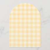Invitation Lemon Squeeze Linge à Linge Baby Shower Fille Ging (Dos)