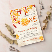 Invitation Lemon Tree Main Squeeze Photo Premier anniversaire