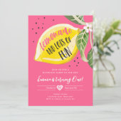 Invitation Lemonade et beaucoup de Fun Lemon Girl Anniversair (Debout devant)