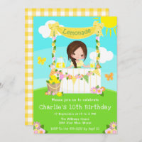 Lemonade Stand Anniversaire Brown coiffeuse