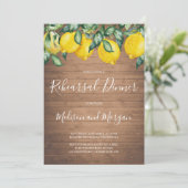 Invitation Lémons et bois Répétition Dîner d'invitation (Debout devant)