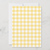 Invitation Lemons love laughter bow gingham Bridal Shower (Dos)