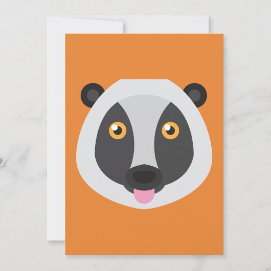 Invitation Lemur (Devant)