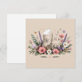 Invitation L'énergie Nucléaire Fleurit (Devant / Derrière)