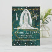 Invitation Leo juillet août Glam Diamond Fête des mariées (Debout devant)