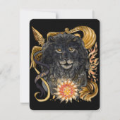 Invitation Leo Zodiac (Devant)