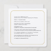 INVITATION LEONARDO DA VINCI SALVATOR MUNDI CHRIST SAVIOR (Dos)