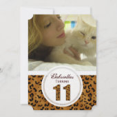 Invitation Léopard 11e anniversaire : Image:Invitation de la  (Devant)