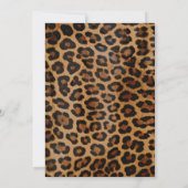 Invitation Leopard Calling All Party Animals Wild Adult Birth (Dos)