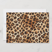 Invitation Leopard Cheetah Let’s Get Wild Birthday Photo (Dos)