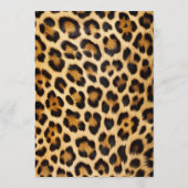 Invitation Leopard Cherry Pink Bow Birthday Cute & Glam (Dos)