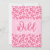 Invitation Leopard Pink Birthday Stylish Animal Print Party (Dos)