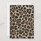 Invitation Leopard Print Wild Cherry Glam Birthday (Dos)