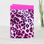 Invitation léopard rose, Faisons la fête comme un biot ROCK S (Dos)