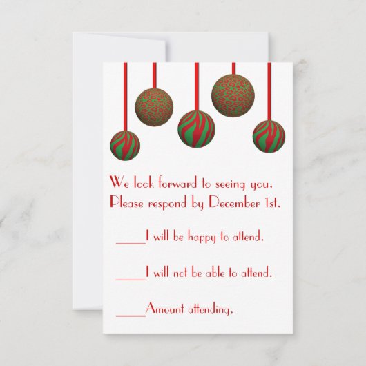 Invitation Leopard Zebra (Dos)