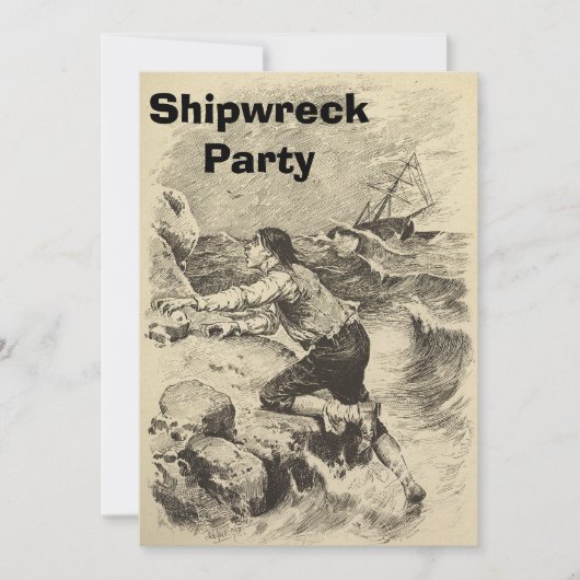 Invitation L'épave 2 (Devant)