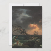 Invitation L'épave par Claude-Joseph Vernet (Devant)