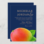 Invitation l'épousant de minuit de célébration de (Devant / Derrière)