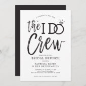 Invitation L'équipage I Do | Bridal Brunch Party (Devant / Derrière)