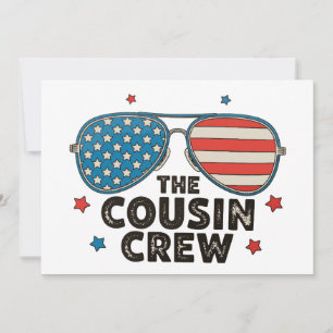 Invitation L'équipe de cousins 250e anniversaire 4 juillet