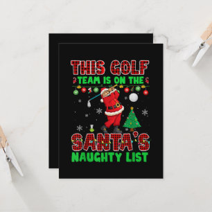 Invitation L'équipe de golf est sur la liste des vilains de S