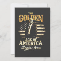 L'ère d'or de l'Amérique commence maintenant Trump