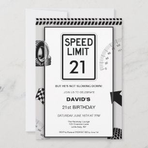 Invitation Les 21 ans de Speed Limit Man