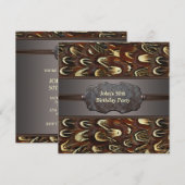 Invitation Les 50 ans de Feather Metal Man (Devant / Derrière)