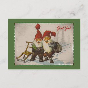 Invitation Les amis Gnome à Noël