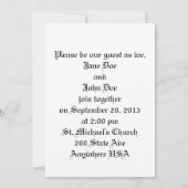 Invitation Les amis pour toujours (Dos)