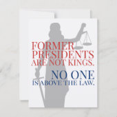 Invitation Les anciens présidents ne sont pas des rois au-des (Devant)