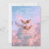 Invitation Les anges dans le ciel (Devant)