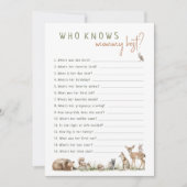 Invitation Les Animaux De Bois Qui Connaissent Maman La Meill (Devant)