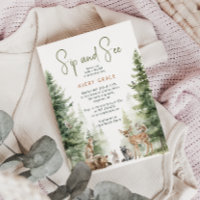 Les Animaux De Forêt Sirotent Et Voient