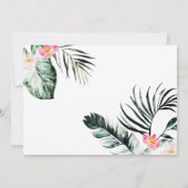 Invitation Les Animaux De Safari Conduisent Par L'Or Baby sho (Dos)