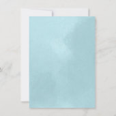 Invitation Les Animaux Océaniques Sous Le Baby shower Sea Boy (Dos)