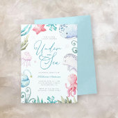 Invitation Les Animaux Océaniques Sous Le Baby shower Sea Boy